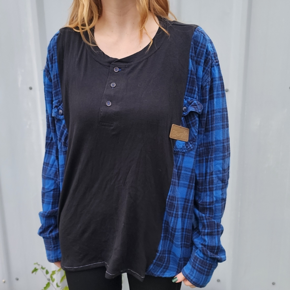 Flannel wrangler patch rework